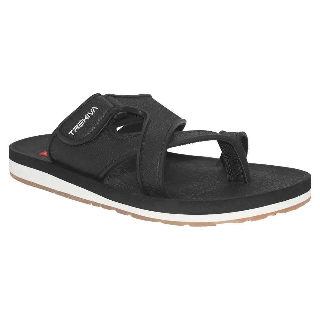 Trekiva Men's Premium Slippers | Comfortable Daily Use Slippers For Home, Outdoors & Travel | Flexible & Durable | Anti-Skid Grip With Soft Cushioned Footbed Flip-Flop | TFG-1045