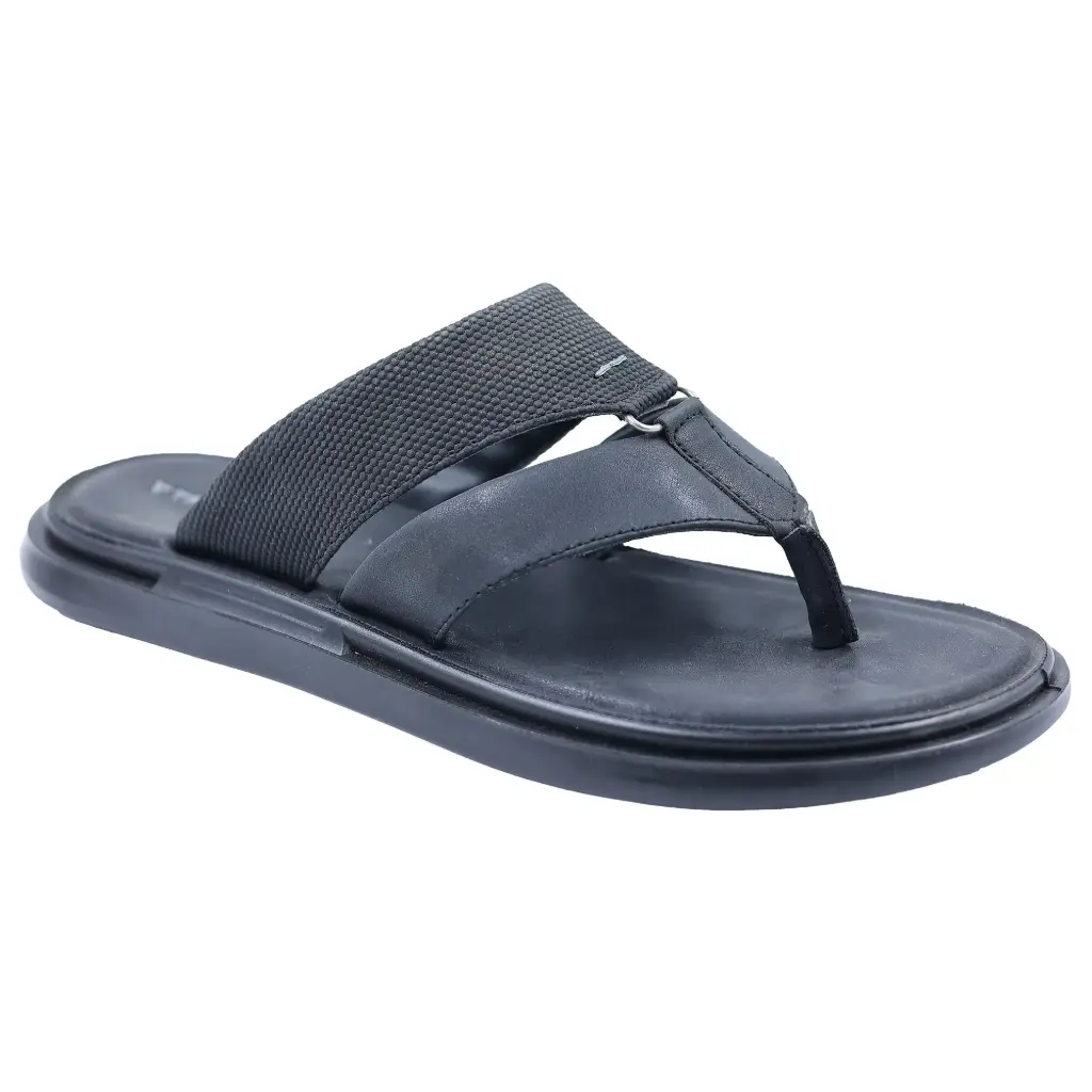 Trekiva Men's Premium Slippers | Comfortable Daily Use Slippers For Home, Outdoors & Travel | Flexible & Durable | Anti-Skid Grip With Soft Cushioned Footbed Flip-Flop | TPG-3001