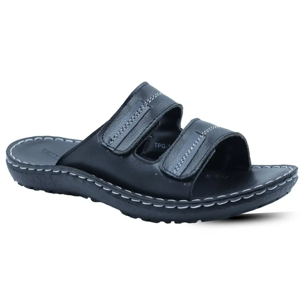 Trekiva Men's Premium Slip-On Sandal | Comfortable Daily Wear Sandal For Office, Outdoors & Home| Flexible & Durable | Anti-Skid Grip With Soft Cushioned Footbed Sandal| TPG-3023