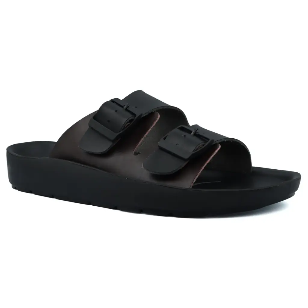 Trekiva Men's Premium Slip-On Sandal | Comfortable Daily Wear Sandal For Office, Outdoors & Home| Flexible & Durable | Anti-Skid Grip With Soft Cushioned Footbed Sandal| TPG-3041