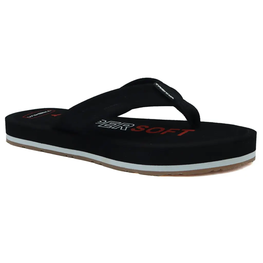 Trekiva Men's Premium Slippers | Comfortable Daily Use Slippers For Home, Outdoors & Travel | Flexible & Durable | Anti-Skid Grip With Soft Cushioned Footbed Flip-Flop | TR-T0901