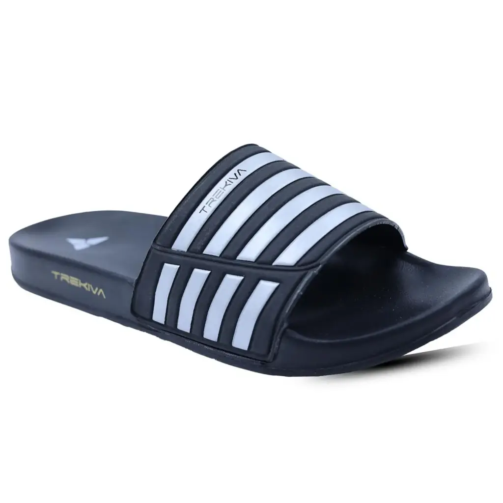 Trekiva Men's Premium Sliders | Comfortable Daily Wear Sliders For Home, Outdoors & Travel | Flexible & Durable | Anti-Skid Grip With Soft Cushioned Footbed Sliders | TSG-2021