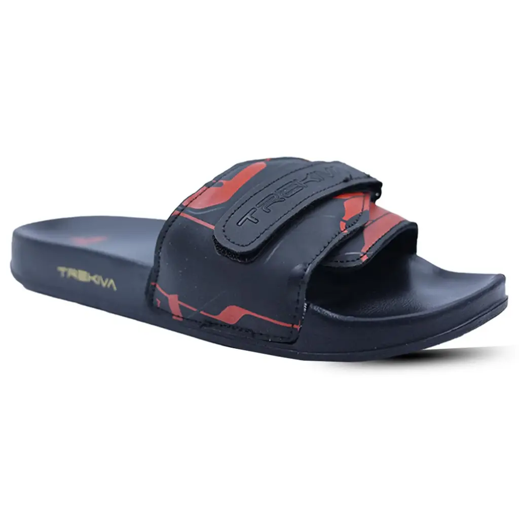 Trekiva Men's Premium Sliders | Comfortable Daily Wear Sliders For Home, Outdoors & Travel | Flexible & Durable | Anti-Skid Grip With Soft Cushioned Footbed Sliders | TSG-2006