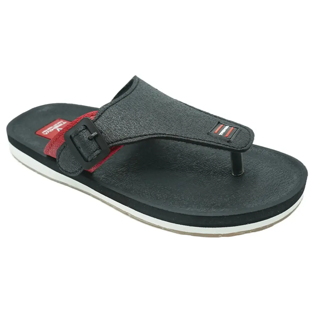 Trekiva Men's Premium Slippers | Comfortable Daily Use Slippers For Home, Outdoors & Travel | Flexible & Durable | Anti-Skid Grip With Soft Cushioned Footbed Flip-Flop | TFG-1044