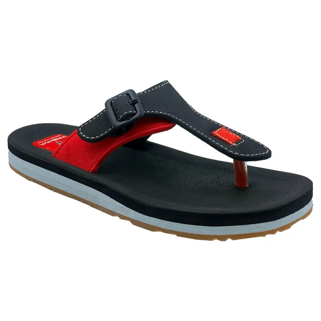 Trekiva Men's Premium Slippers | Comfortable Daily Use Slippers For Home, Outdoors & Travel | Flexible & Durable | Anti-Skid Grip With Soft Cushioned Footbed Flip-Flop | TR-T0101