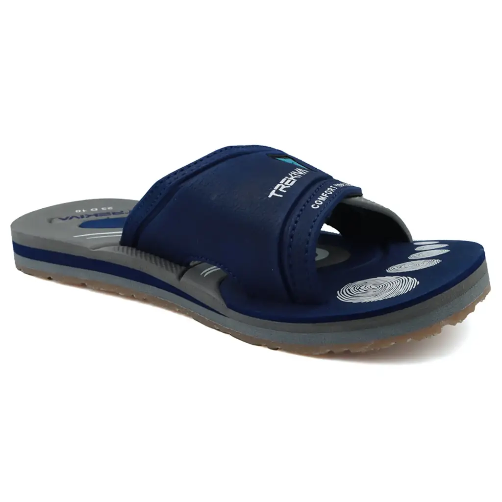 Trekiva Men's Premium Sliders | Comfortable Daily Use Sliders For Home, Outdoors & Travel | Flexible & Durable | Anti-Skid Grip With Soft Cushioned Footbed Sliders | TR-T0801