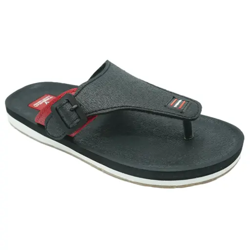 Trekiva Men's Premium Slippers | Comfortable Daily Use Slippers For Home, Outdoors & Travel | Flexible & Durable | Anti-Skid Grip With Soft Cushioned Footbed Flip-Flop | TFG-1044