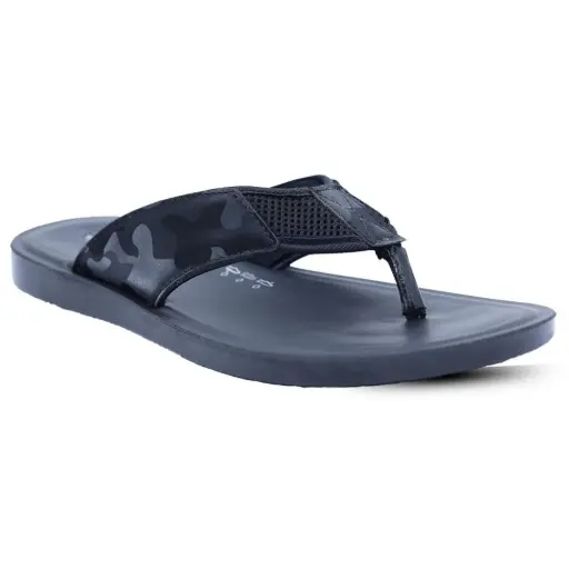 Trekiva Men's Premium Slippers | Comfortable Daily Use Slippers For Home, Outdoors & Travel | Flexible & Durable | Anti-Skid Grip With Soft Cushioned Footbed Flip-Flop | TPG-3026